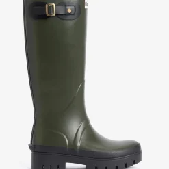Women Barbour - Bottes Snowdon Wellingtons - Olive