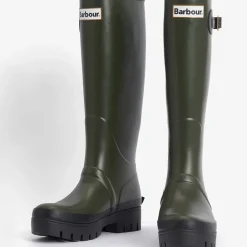 Women Barbour - Bottes Snowdon Wellingtons - Olive