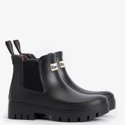 Women Barbour - Bottines Halton - Noir