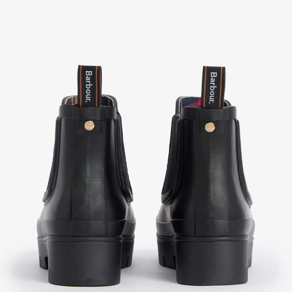 Women Barbour - Bottines Halton - Noir