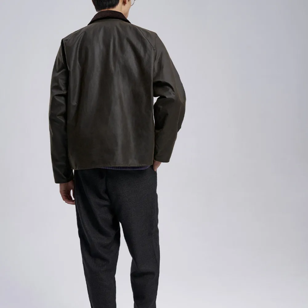 Barbour - Veste Os Transport Wax - Olive