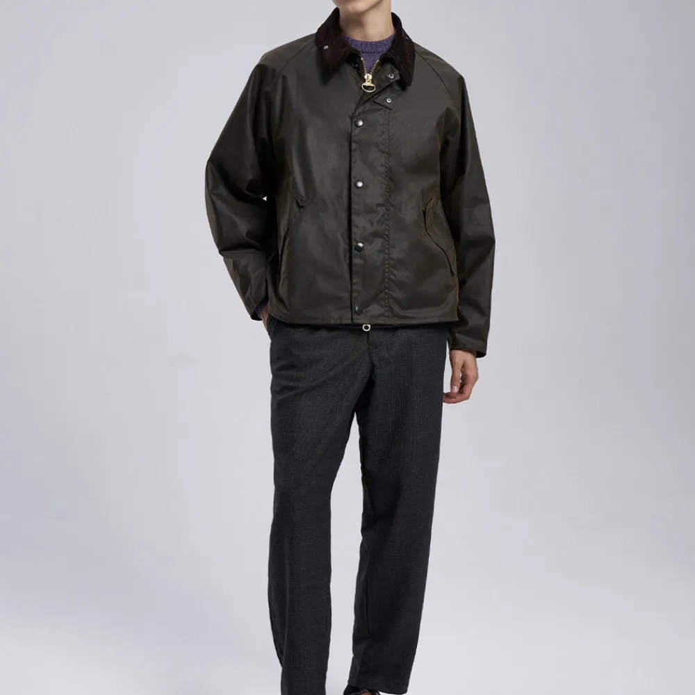 Barbour - Veste Os Transport Wax - Olive