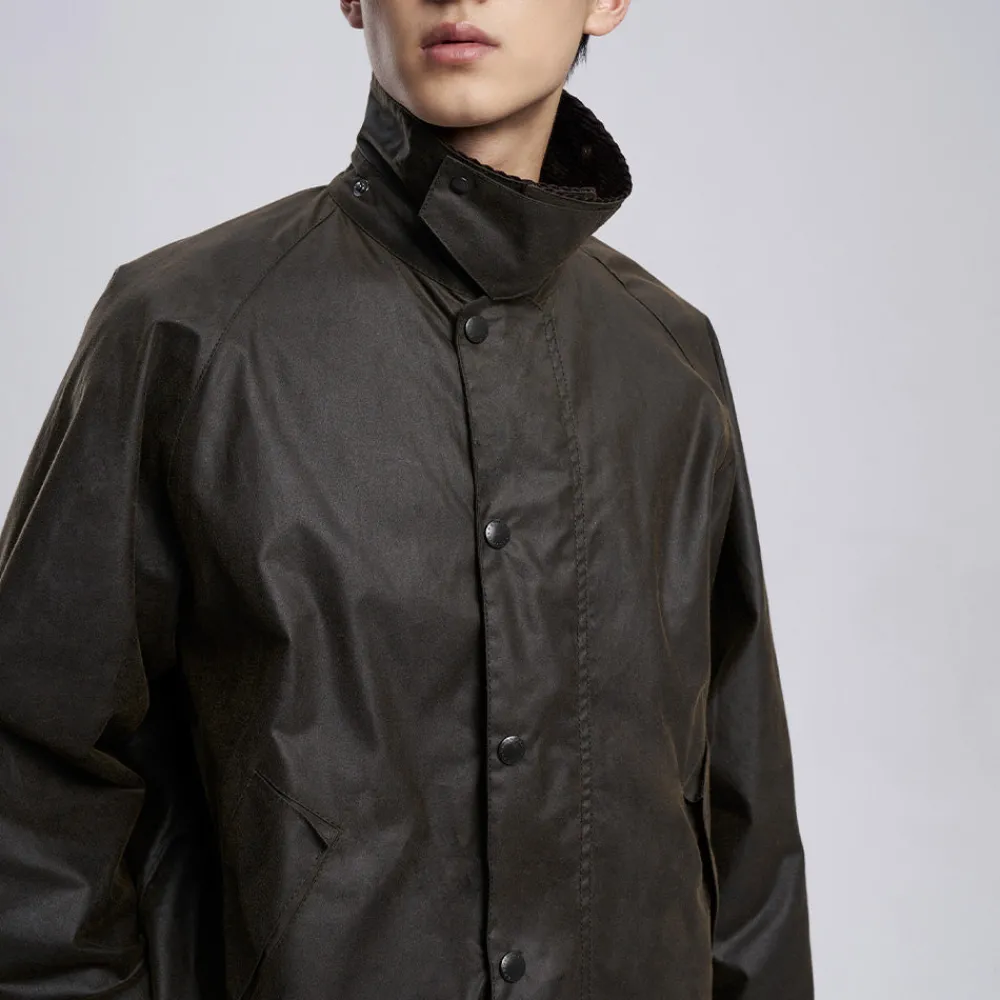 Barbour - Veste Os Transport Wax - Olive