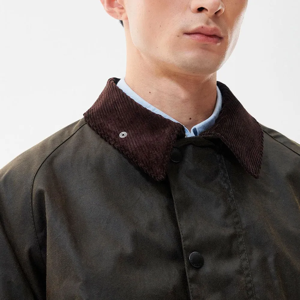 Barbour - Veste Os Transport Wax - Olive