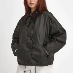Women Barbour - Veste Transport Wax - Olive