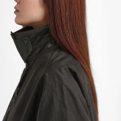Women Barbour - Veste Transport Wax - Olive