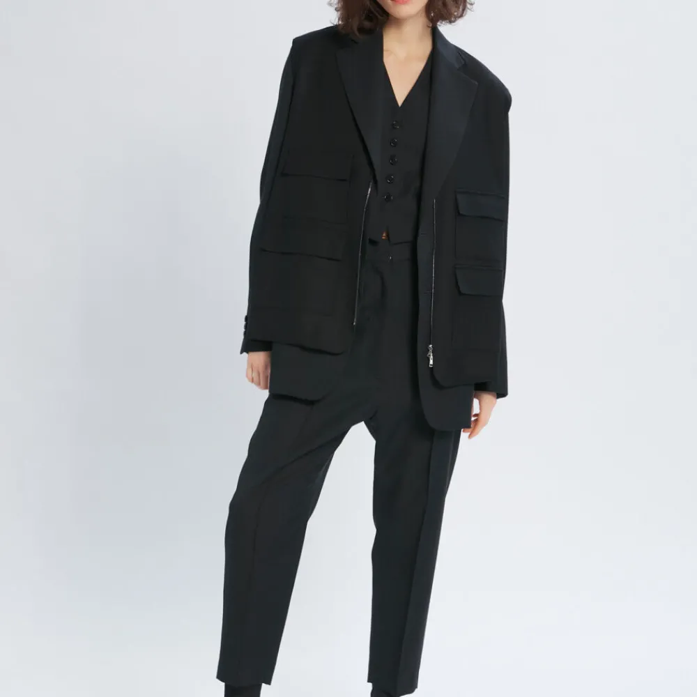 Women Barena Venezia - Veste Blazer Gala - Noir