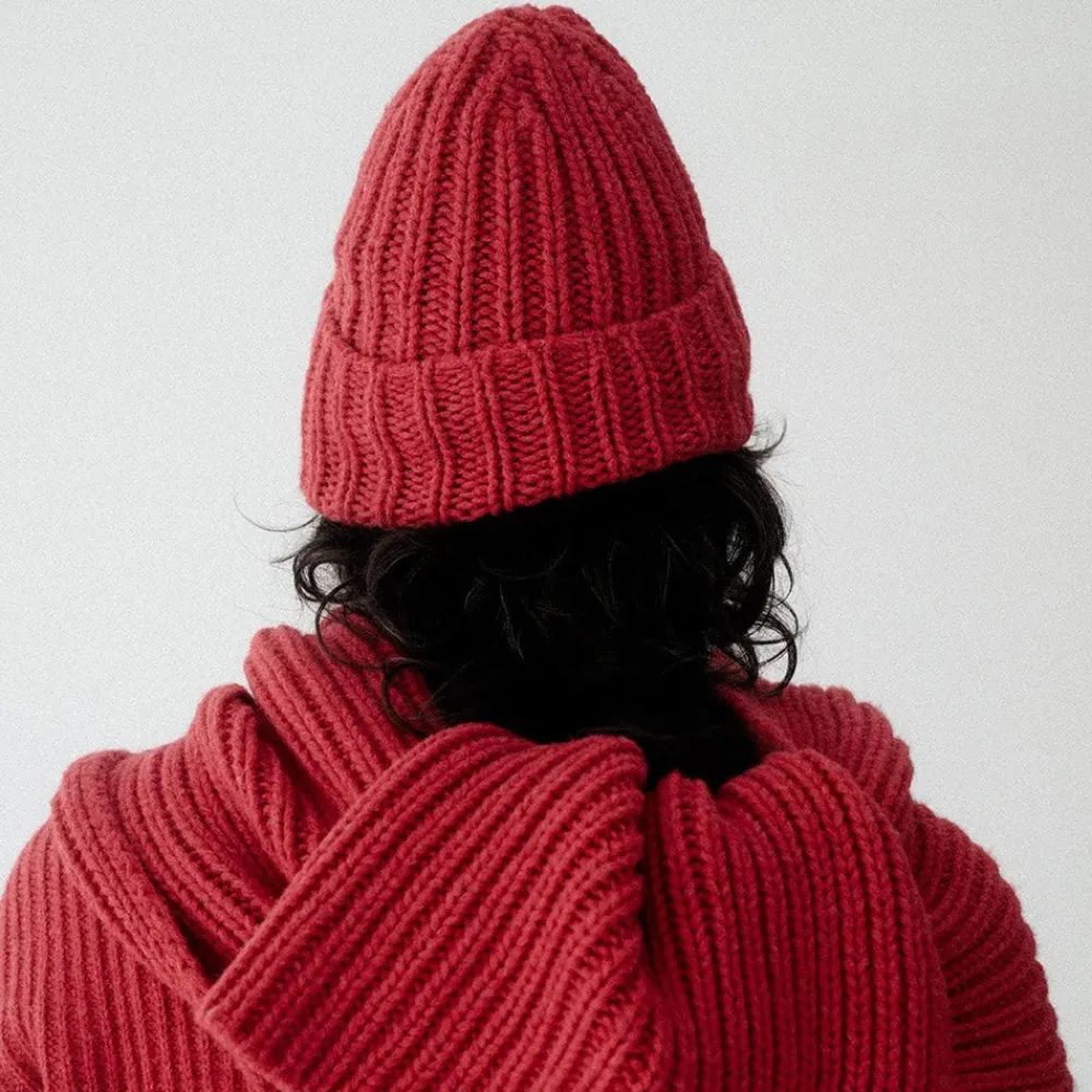 Women BASERANGE - Bonnet mea - Rouge