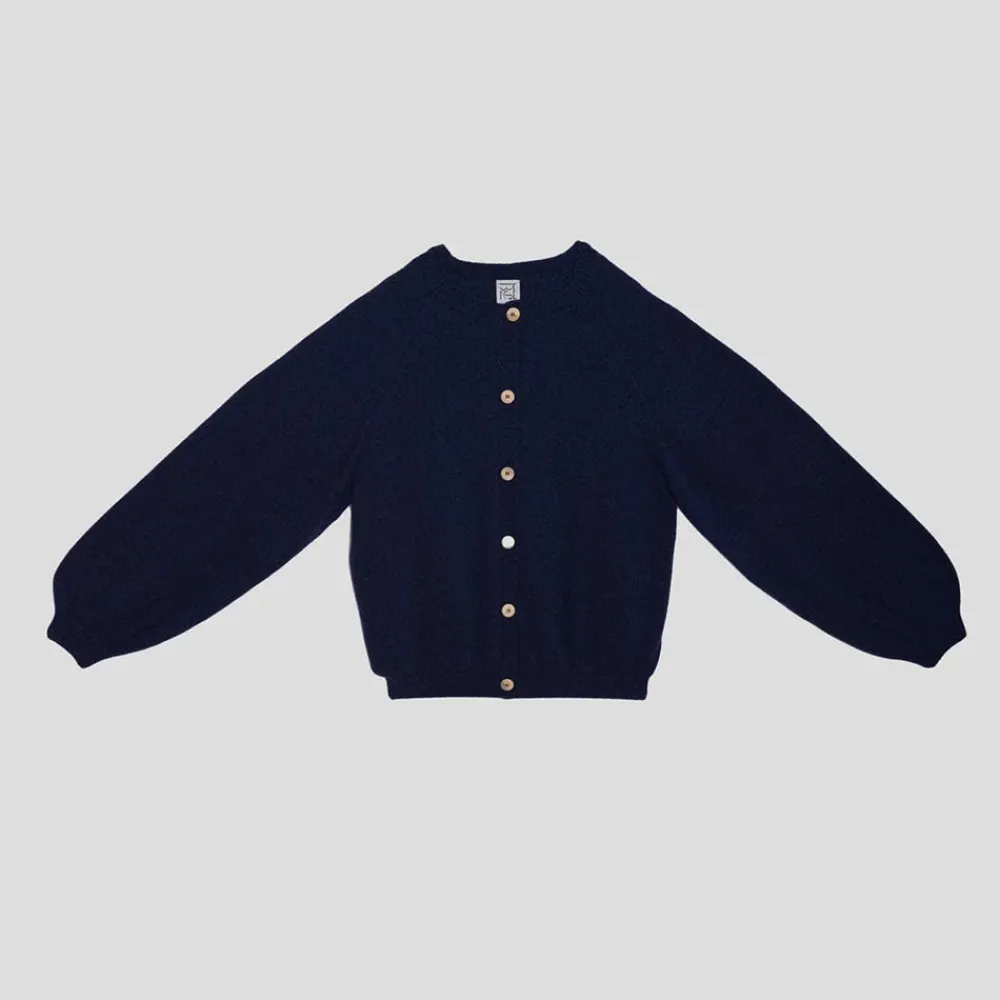 Women BASERANGE - Cardigan Soar - Bleu