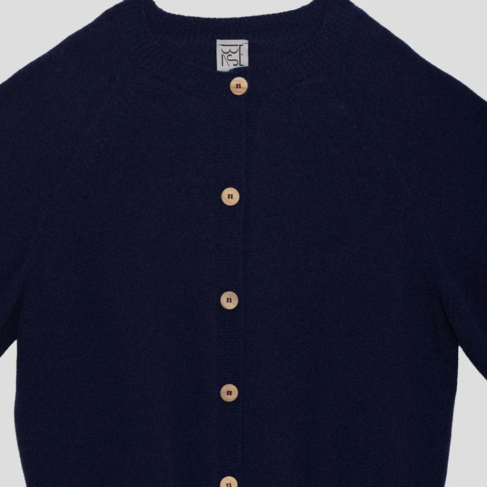 Women BASERANGE - Cardigan Soar - Bleu