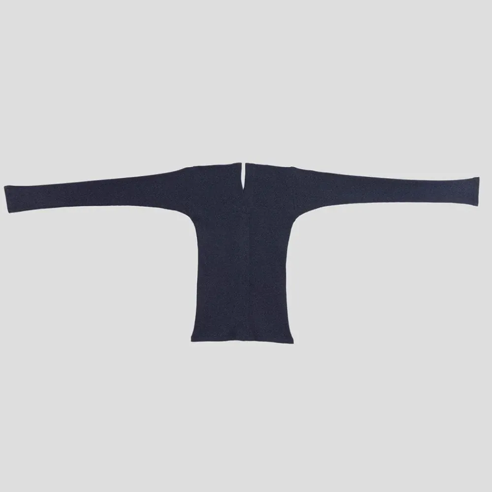 Women BASERANGE - Cardigan Tav - Bleu