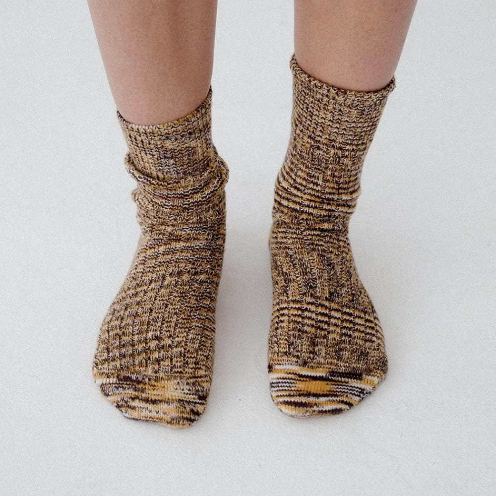Women Baserange - Chaussettes Tordadés - Marron