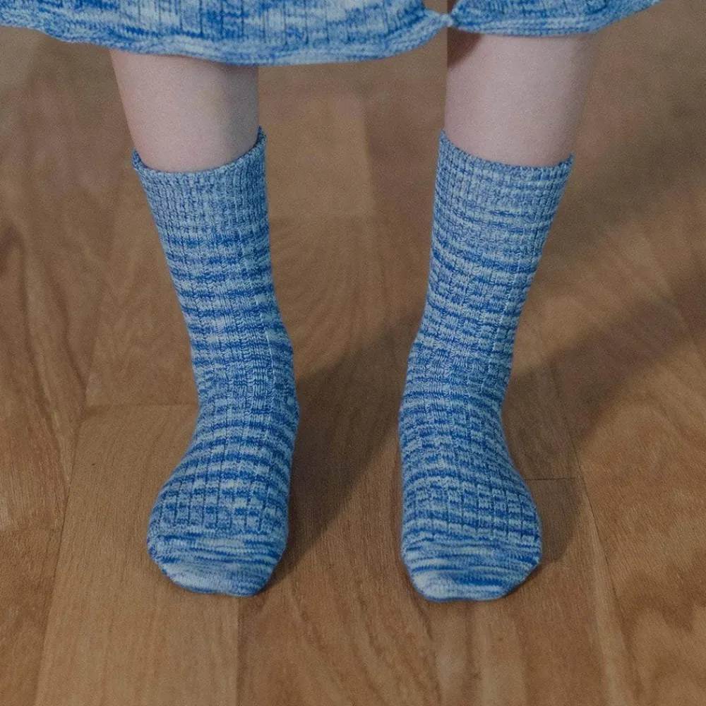 Women BASERANGE - Chaussettes Twist - Bleu