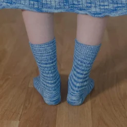 Women BASERANGE - Chaussettes Twist - Bleu