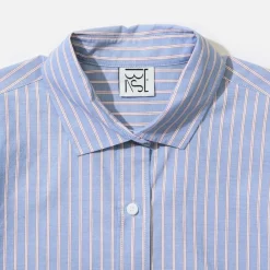 Women BASERANGE - Chemise ole - Bleu