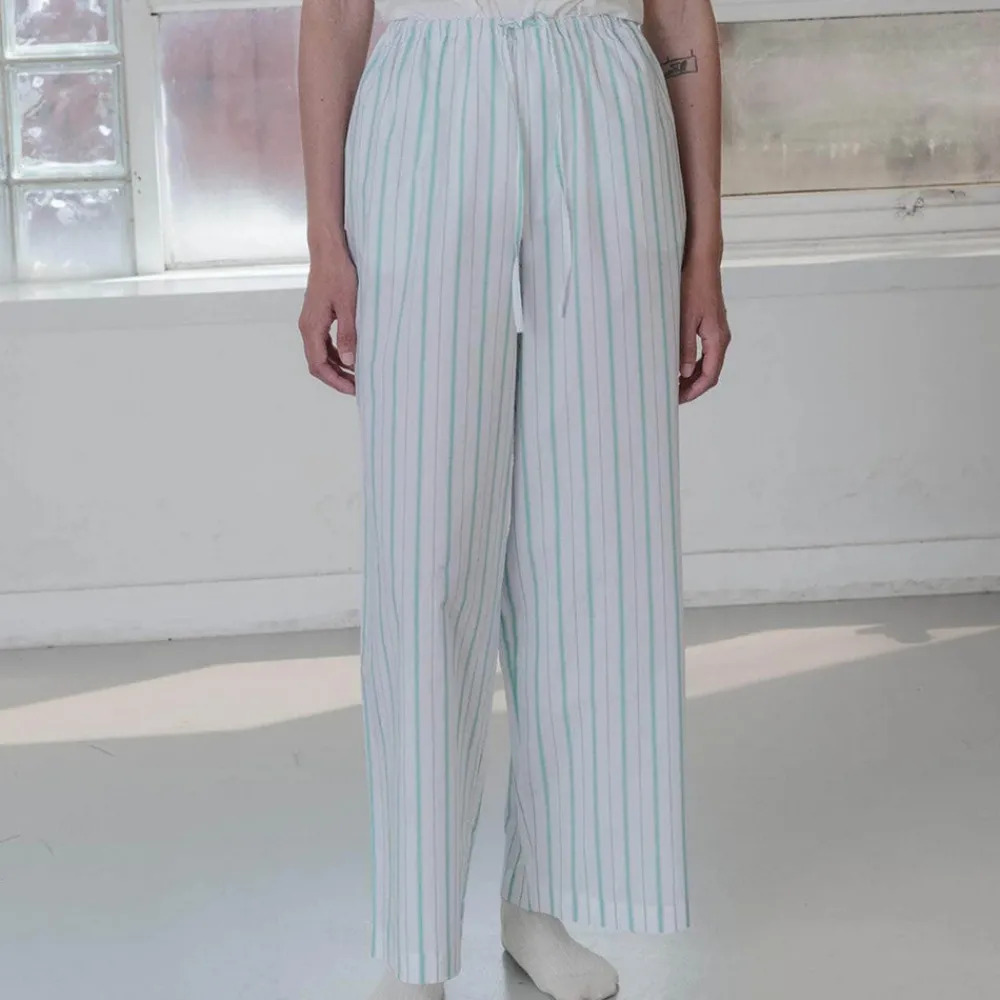Women BASERANGE - Pantalon pyjama Kolla - Rayées Bleu