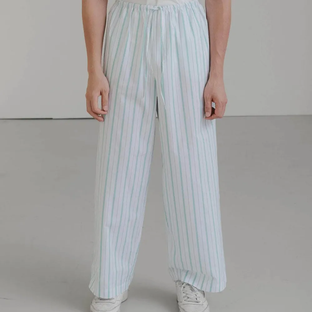 Women BASERANGE - Pantalon pyjama Kolla - Rayées Bleu