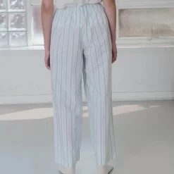Women BASERANGE - Pantalon pyjama Kolla - Rayées Bleu