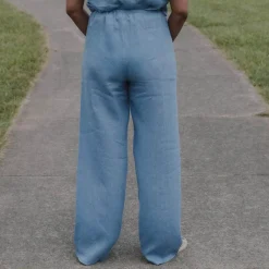 Women BASERANGE - Pantalon Stoa - Bleu