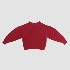 Women BASERANGE - Pull Mea - Rouge