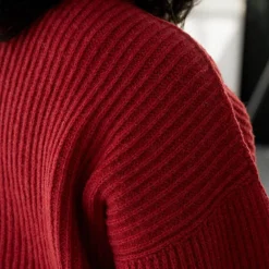 Women BASERANGE - Pull Mea - Rouge