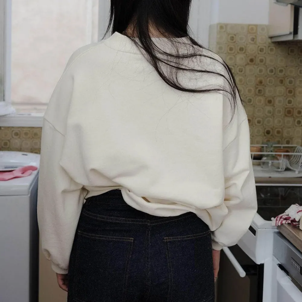 Women BASERANGE - Sweat Rim - Blanc