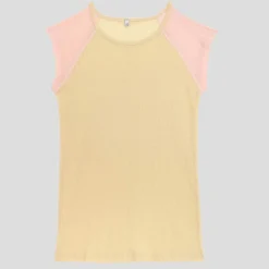 Women BASERANGE - T-Shirt Gene - Jaune