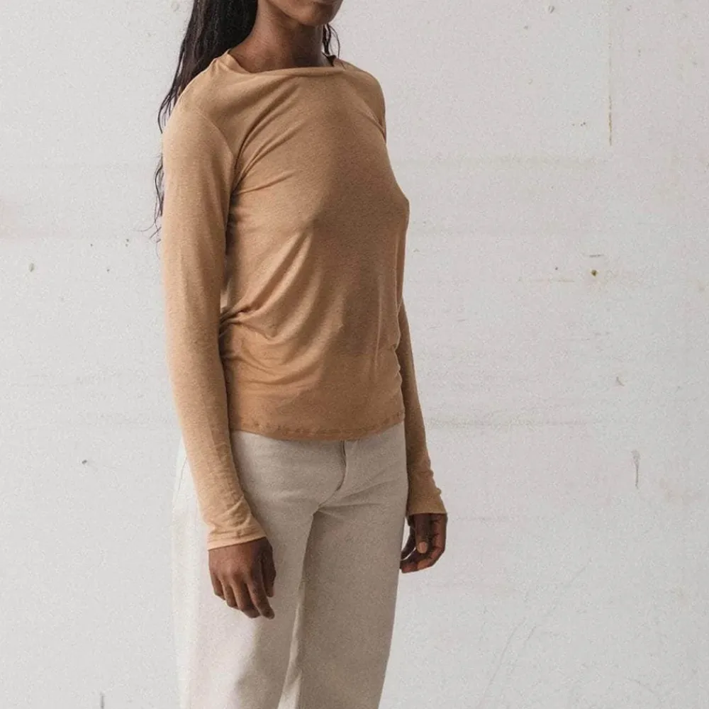 Women BASERANGE - T-Shirt manches longues - Marron