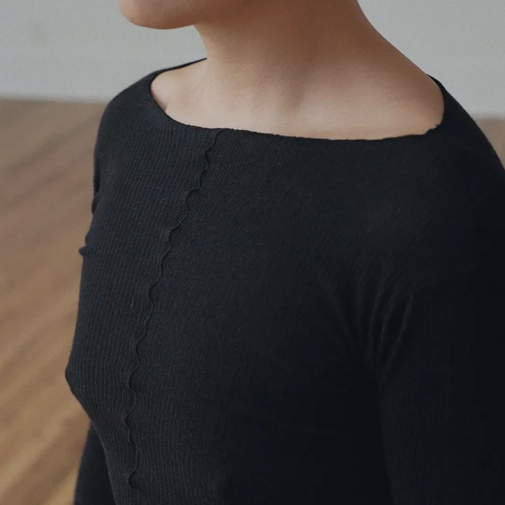 Women Baserange - T-Shirt Pama - Noir