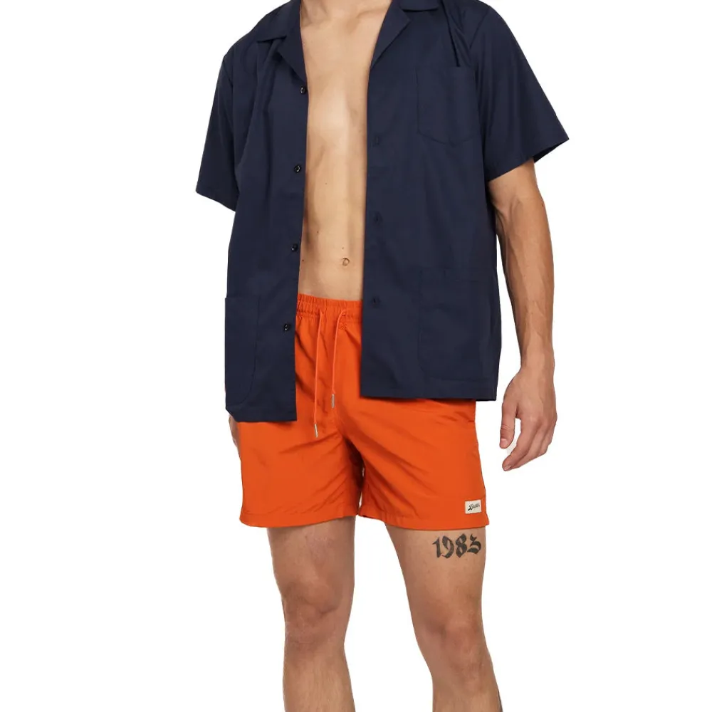 BATHER - Maillot de bain uni - Orange