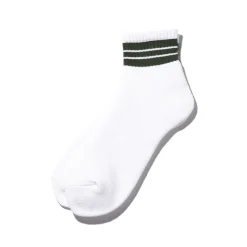Women BEAMS Plus - Chaussettes School Boy - Blanc & Vert