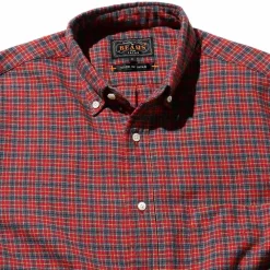 BEAMS Plus - Chemise Mini Plaid Flannel - Rouge