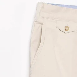 Beams Plus - Pantalon à pinces - Ecru