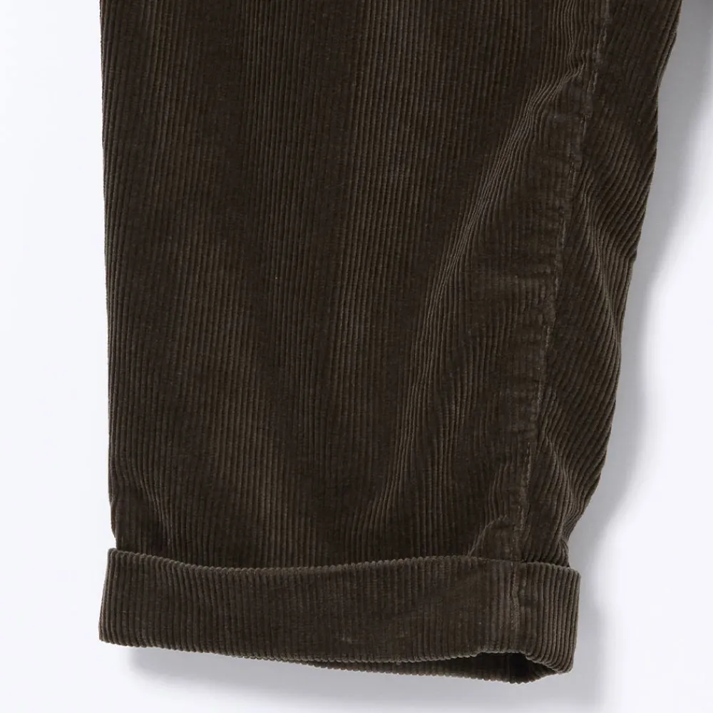 BEAMS Plus - Pantalon 2Pleats Corduroy - Marron