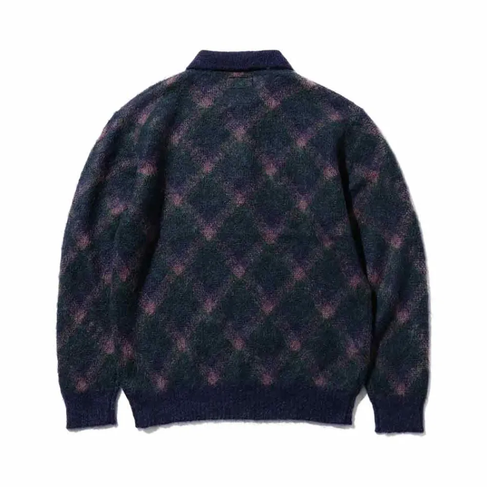 BEAMS Plus - Polo en laine - Marine
