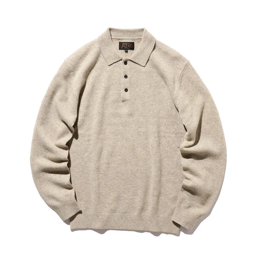 BEAMS Plus - Polo 9G - Beige