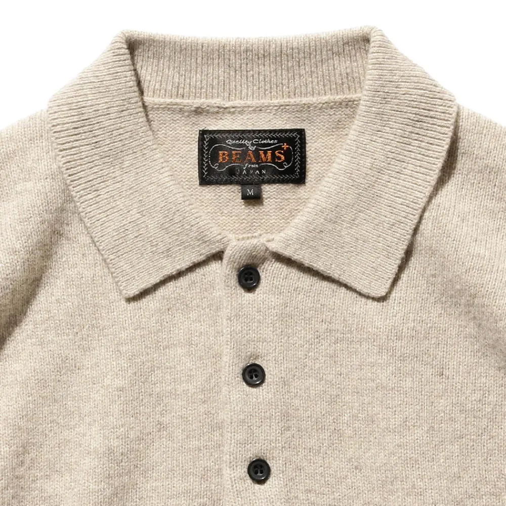BEAMS Plus - Polo 9G - Beige