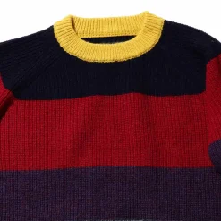 BEAMS Plus - Pull Crew 5G - Multicolore