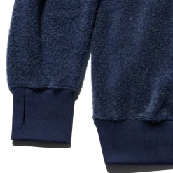 BEAMS Plus - Pull Zip - Bleu