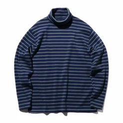BEAMS Plus - T-shirt Fraise Stripe - Marine