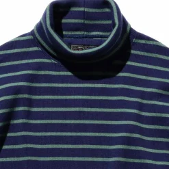 BEAMS Plus - T-shirt Fraise Stripe - Marine