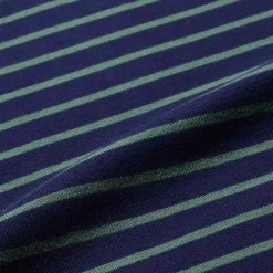 BEAMS Plus - T-shirt Fraise Stripe - Marine