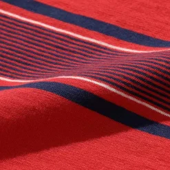 BEAMS Plus - T-shirt Stripe - Rouge