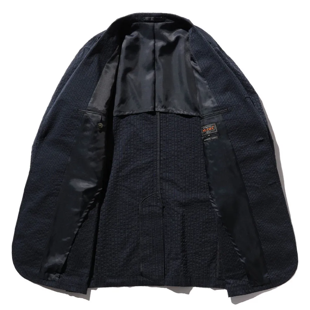 BEAMS Plus - Veste 3B Box-Fit - Marine