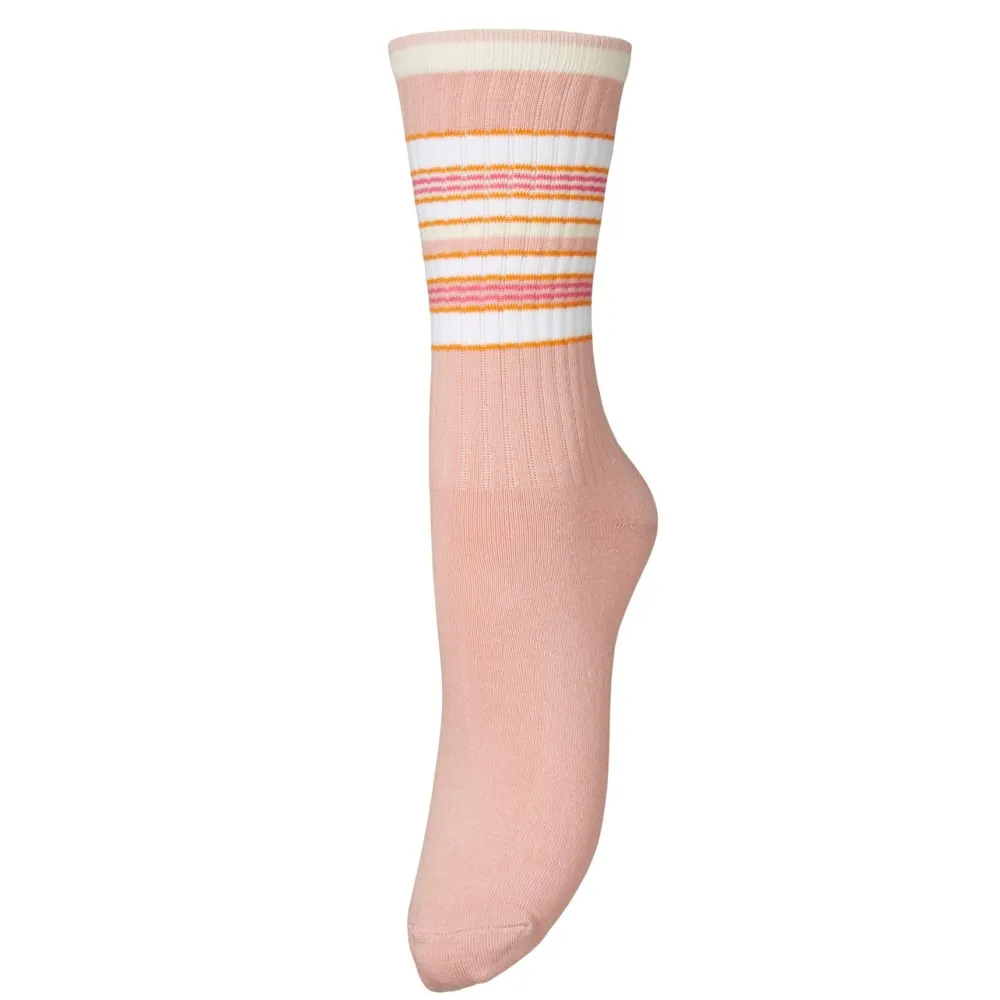 Women Becksöndergaard Becksöndergaard - Chaussettes Hilma Cotta - Pêche
