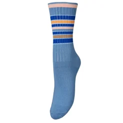 Women Becksöndergaard  Becksöndergaard - Chaussettes Hilma Cotta - Bleu