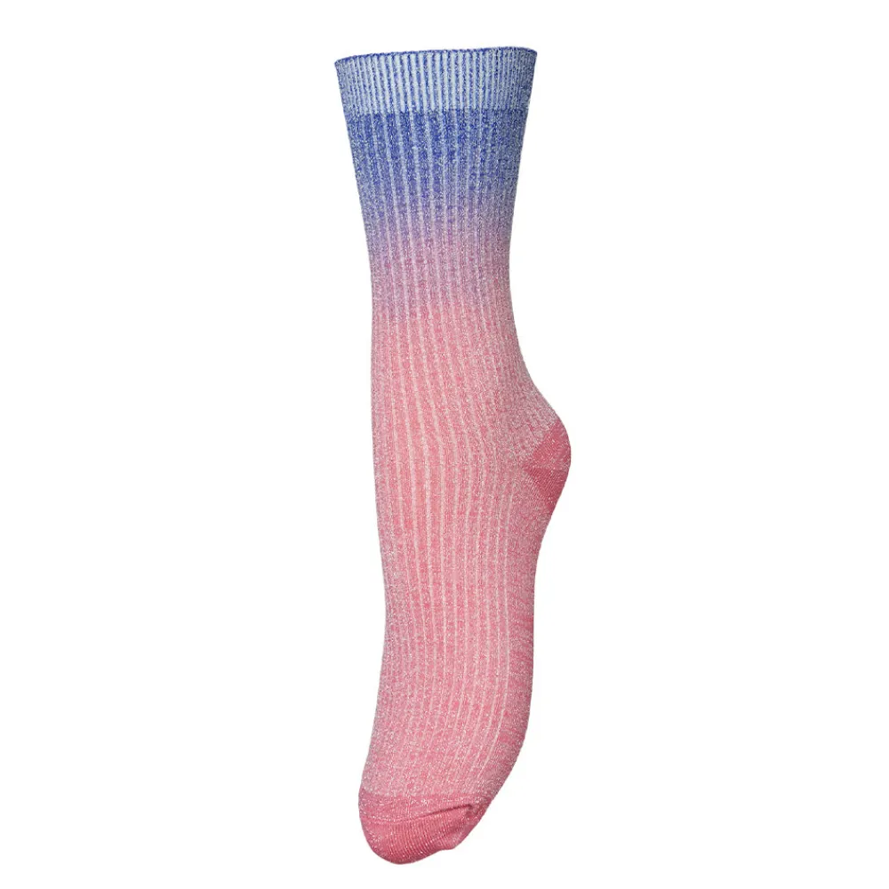Women Becksöndergaard Becksöndergaard - Chaussettes Gradiant - Rose et Bleu