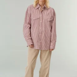 Women Belle Pièce - Chemise André - Rouge