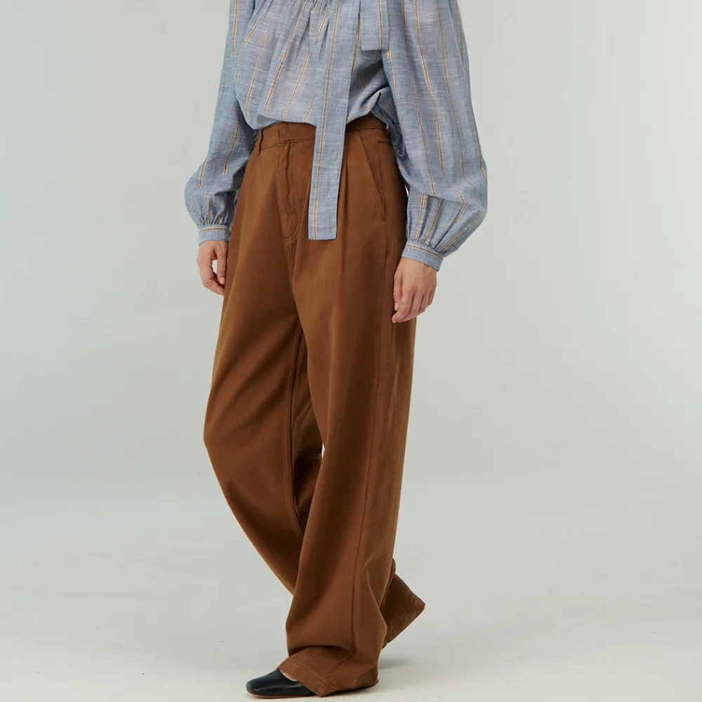 Women Belle Pièce - Pantalon Hugo - Cafe