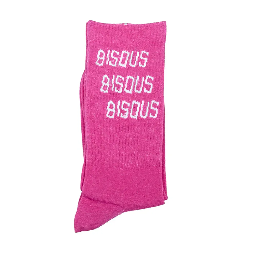 Women Bisous Skateboard - Chaussettes Bisous X3 - Rose